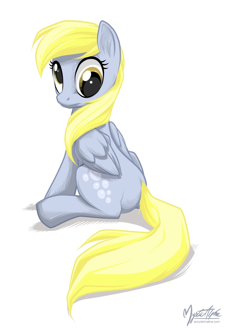 Derpy Hooves Sitting