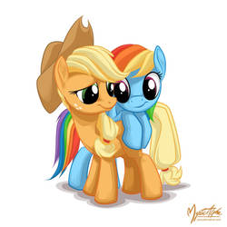 Applejack and Rainbow Dash