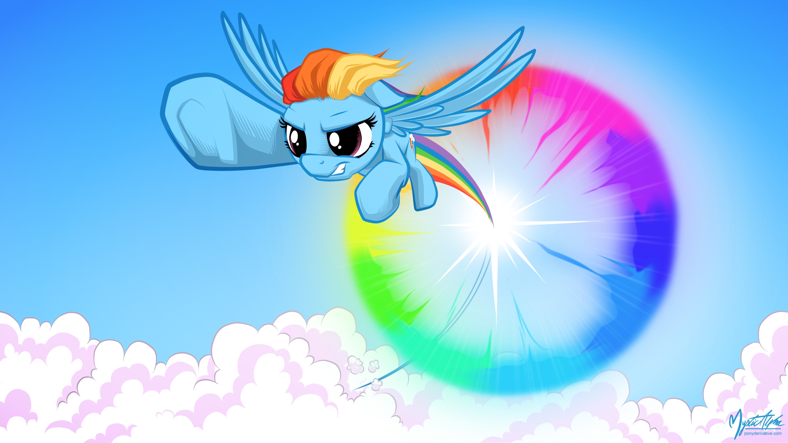 Rainbow Dash Sonic Rainboom 16.9