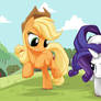 Applejack and Rarity Run 16.9