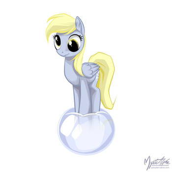 Derpy on a Bubble