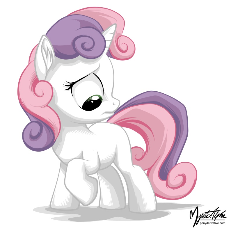 Sweetie Belle's Blank Flank