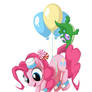 Pinkie Pie and Gummy in the Sky