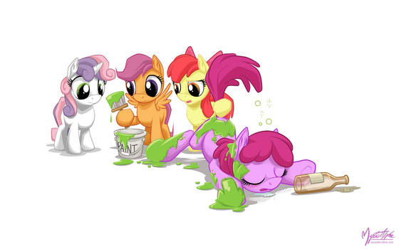 Cutie Mark Crusaders Paints Berry