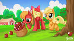 Apple Fillies 16:9 by mysticalpha