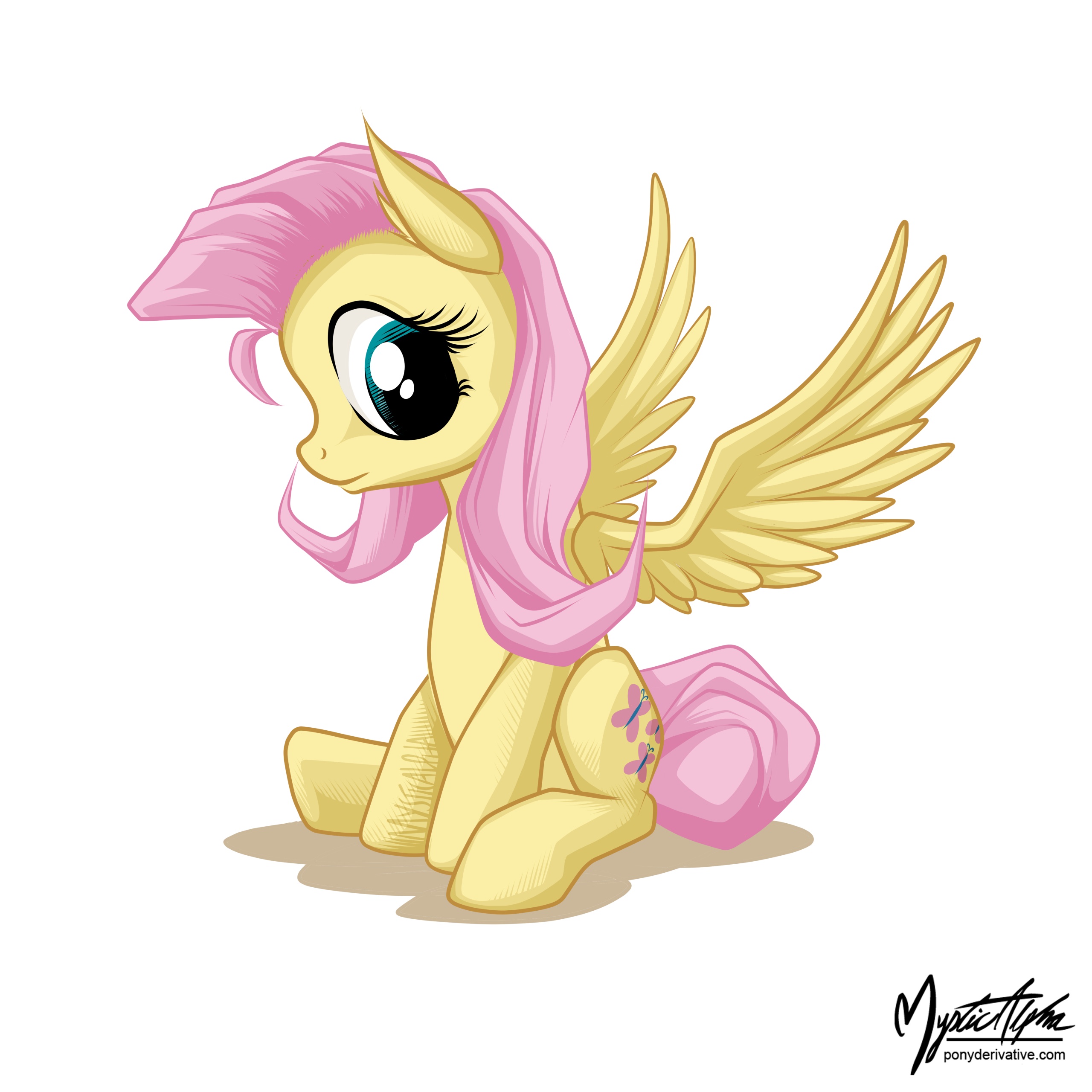 Fluttershy sitting