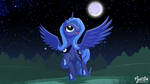 Happy Luna 16:9 by mysticalpha