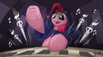 Pinkie Pie Playing Organ 16:9 by mysticalpha