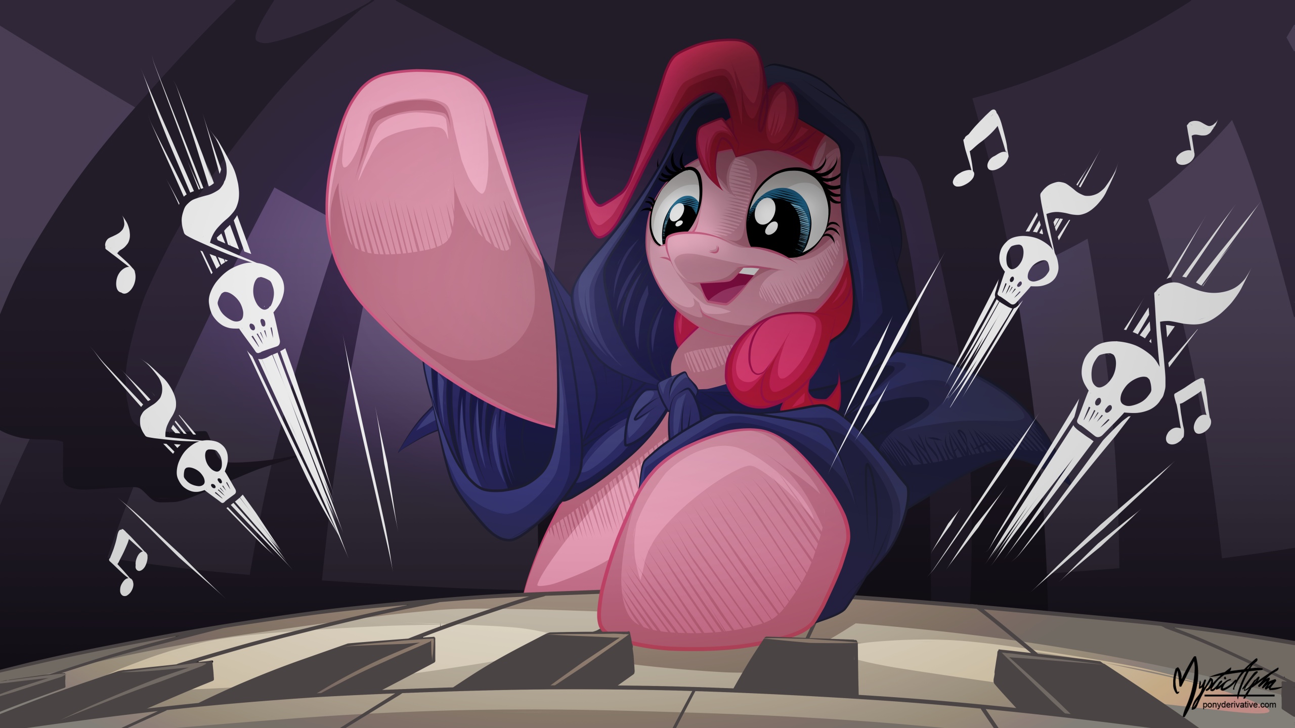 Pinkie Pie Playing Organ 16:9