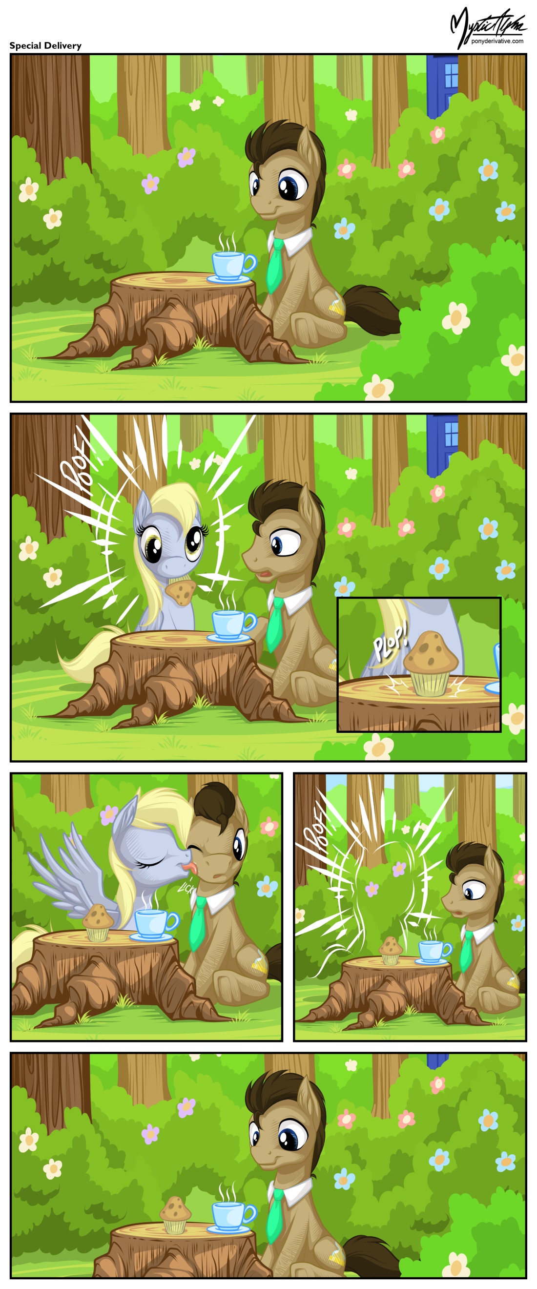 Dr. Whooves and Derpy - Special Delivery