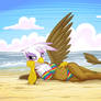 Gilda on the Beach