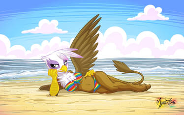 Gilda on the Beach