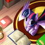 Twilight Sparkle Reading 16:9