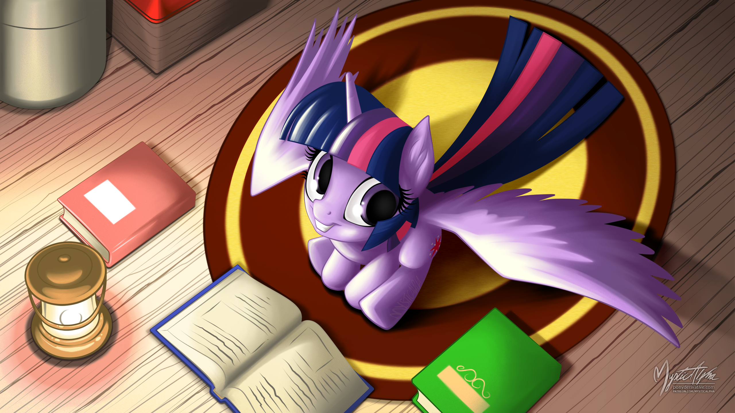 Twilight Sparkle Reading 16:9