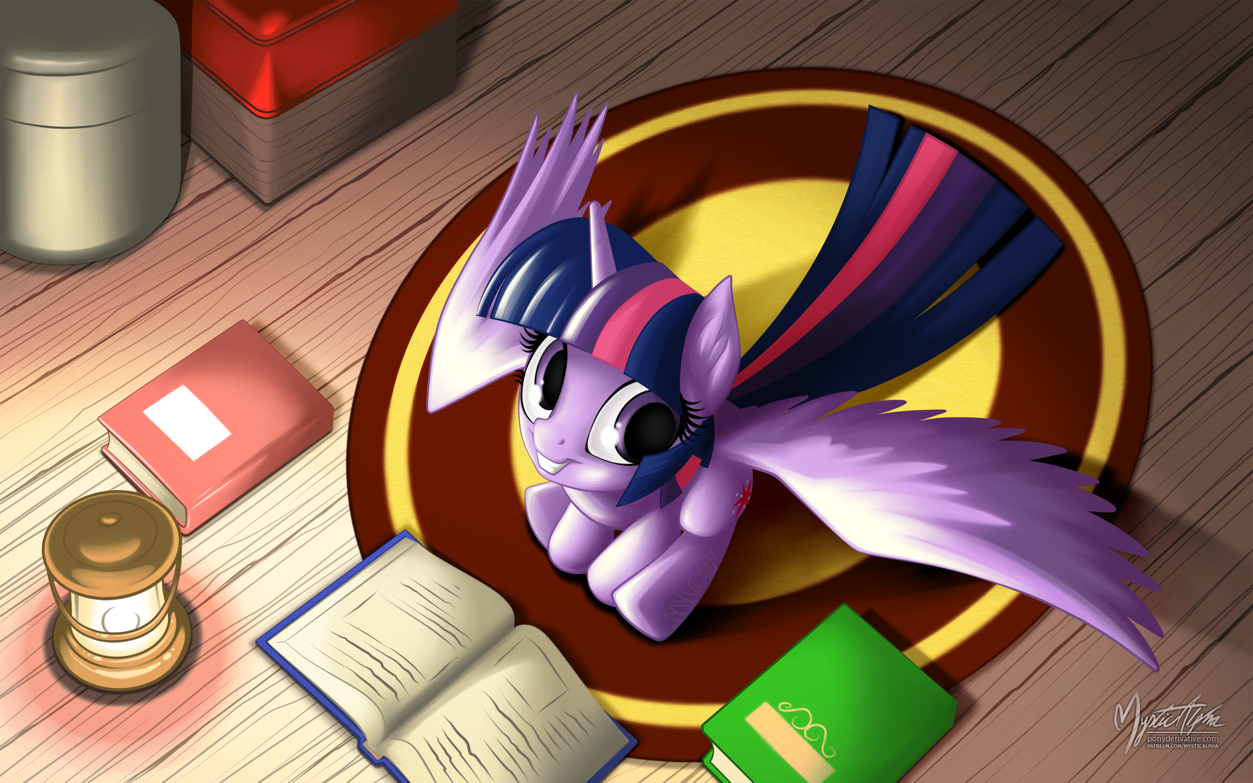 Twilight Sparkle Reading