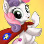 Sweetie Belle Caped Crusader