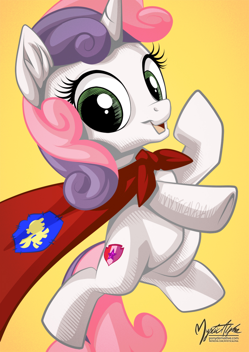 Sweetie Belle Caped Crusader