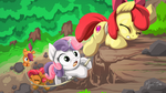 Cutie Mark Crusaders Cliffhangers 16:9 by mysticalpha