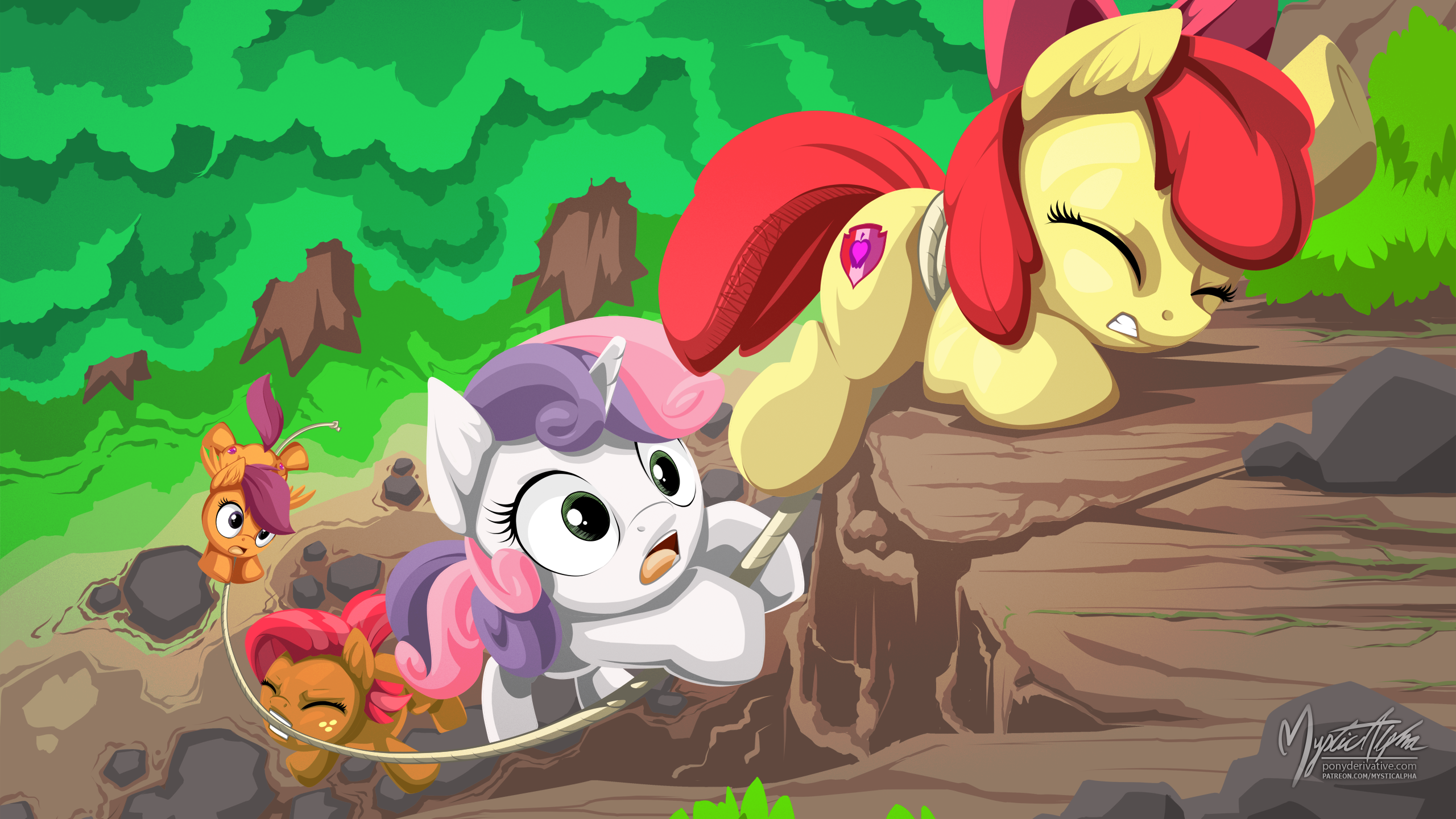 Cutie Mark Crusaders Cliffhangers 16:9