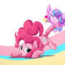 Flurry Heart Dragging Pinkie