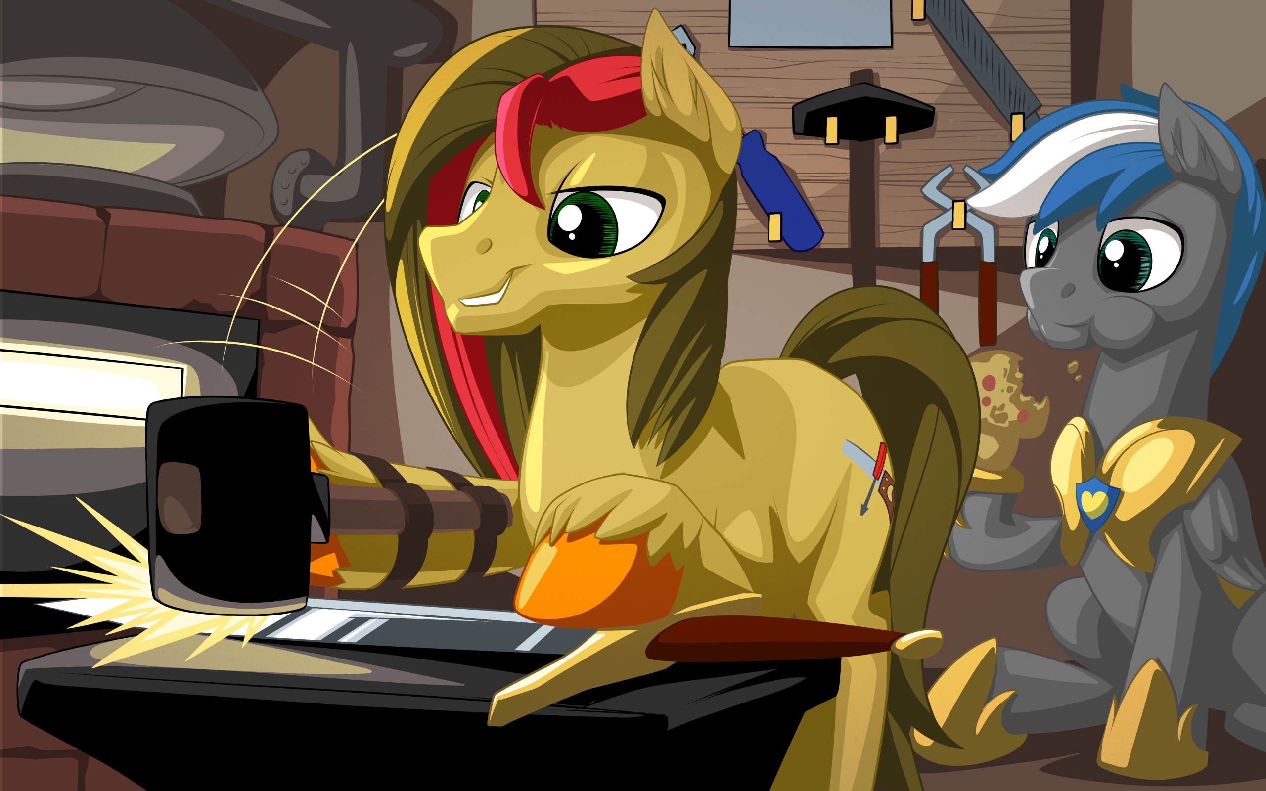 Cloudzapper and Vectorbrony Commission