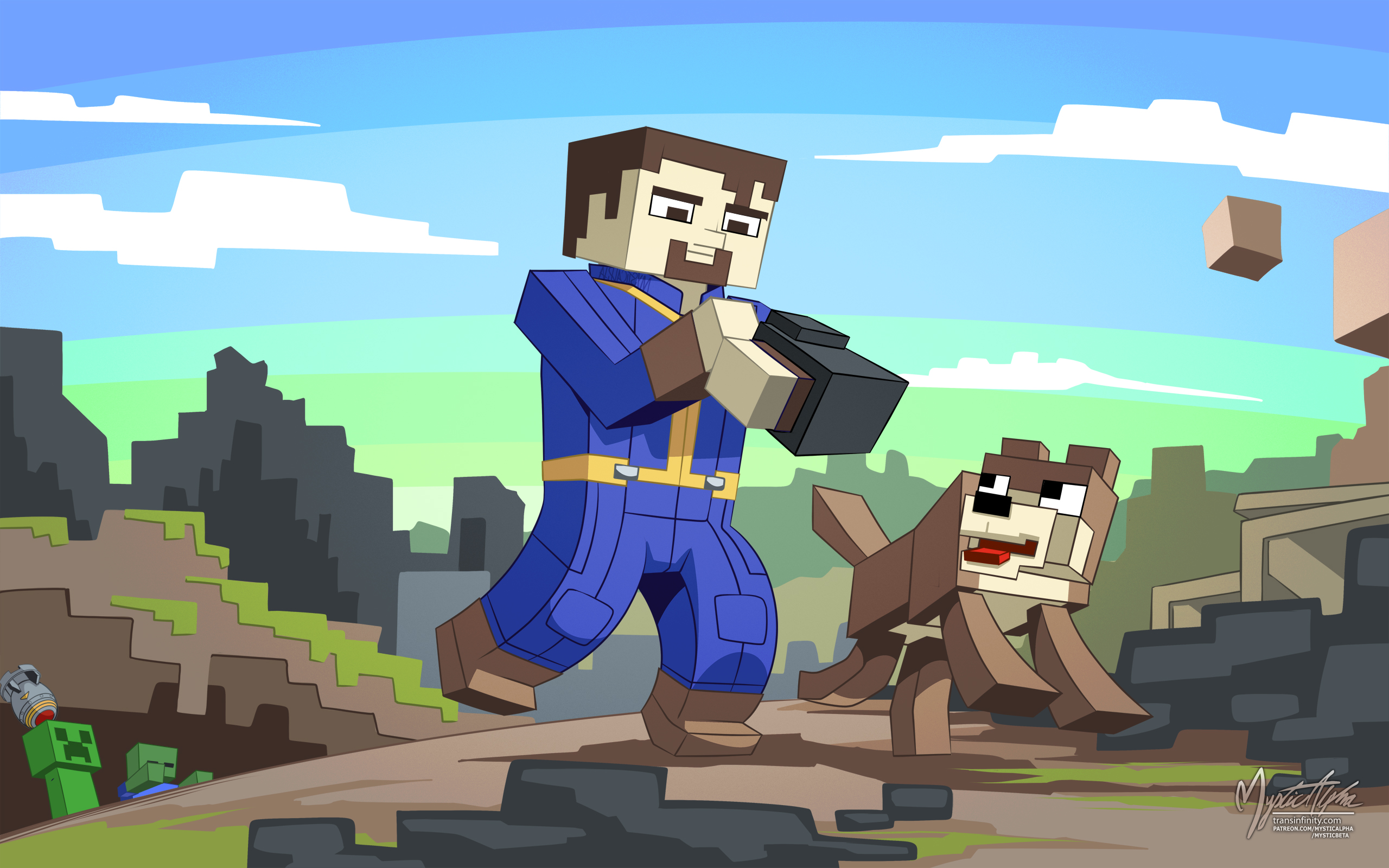 Minecraft x Fallout 4