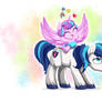 Shining Armor and Flurry Heart 16:9