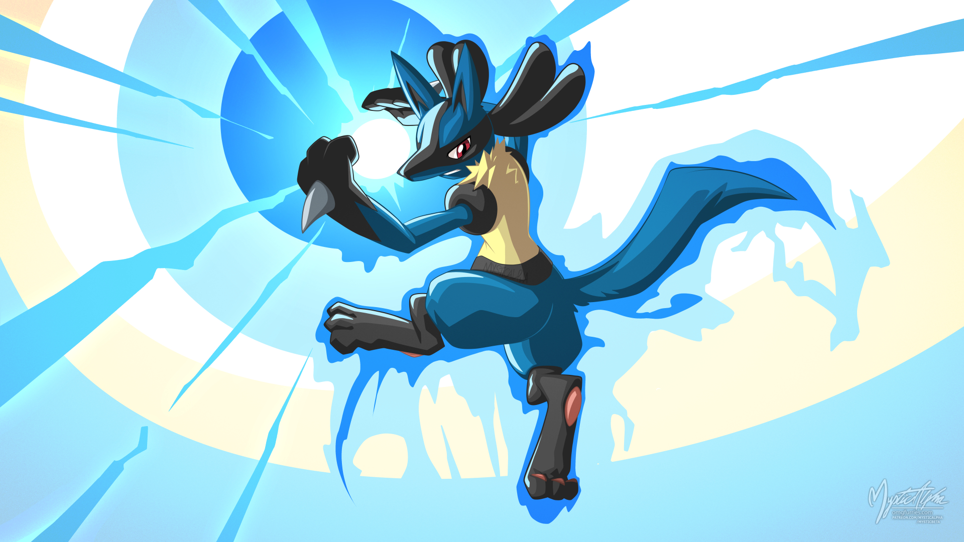 The Lucario Wallpaper by FRUITYNITE on DeviantArt