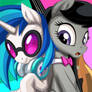 Vinyl Scratch and Octavia