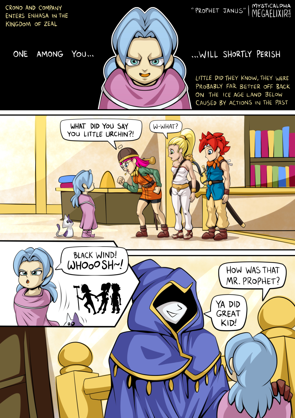 Chrono Trigger Comic - Prophet Janus by mysticalpha