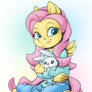 Fluttershy and Angel 4
