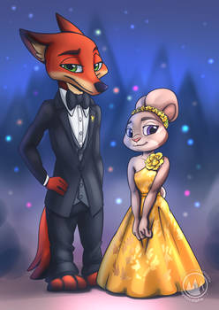 Judy and Nick Dressed
