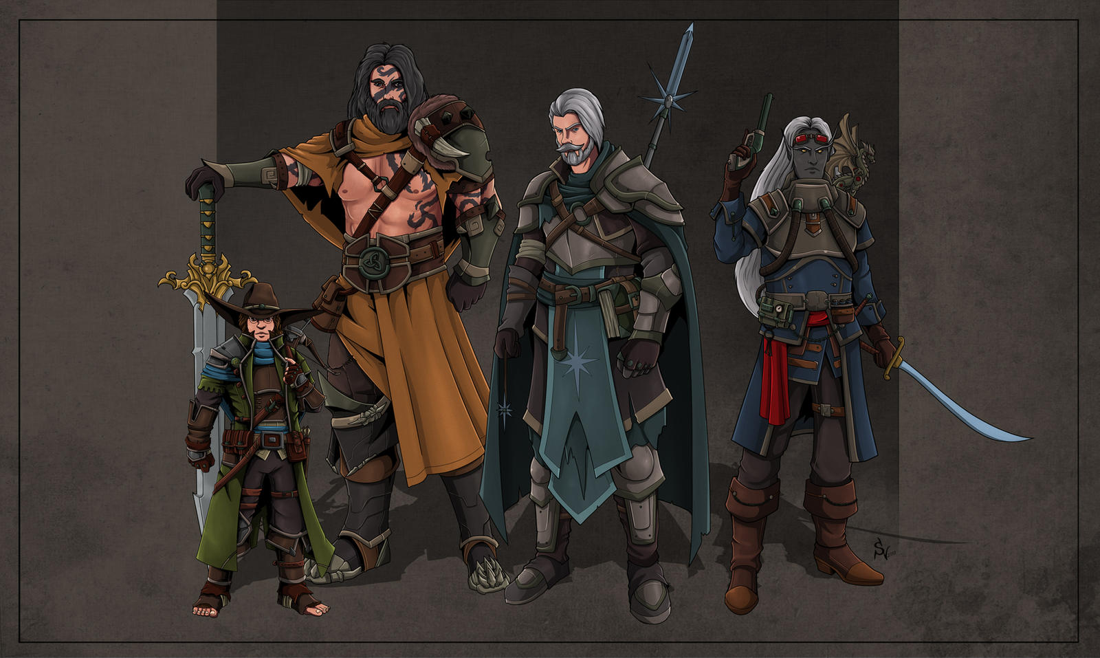 DnD party by SilkyNoire on DeviantArt