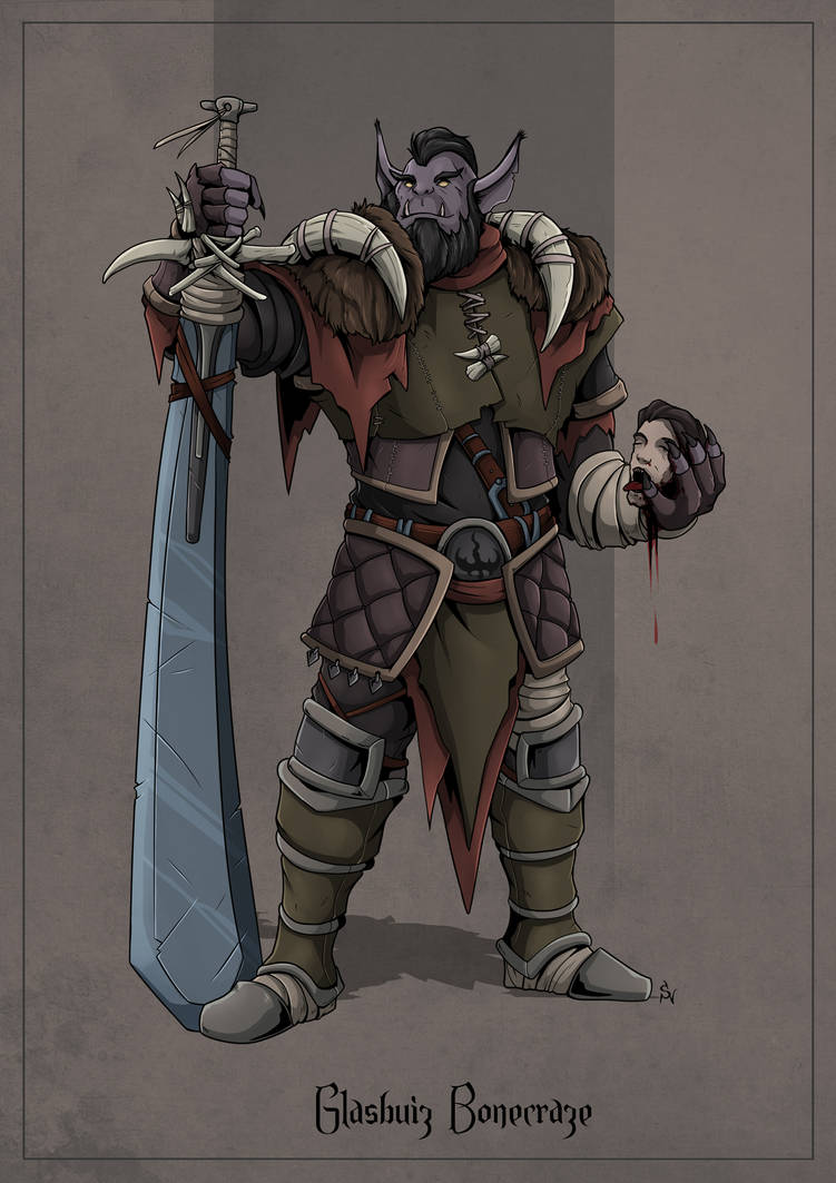 Glasbuiz Bonecraze - Bugbear Barbarian by SilkyNoire on DeviantArt