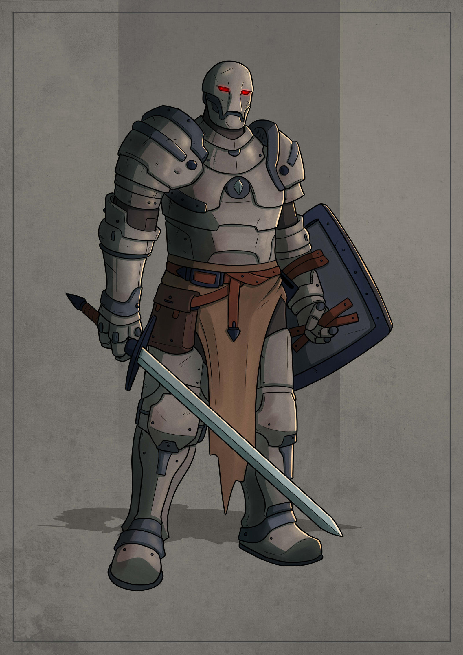 Warforged Fighter by SilkyNoire on DeviantArt