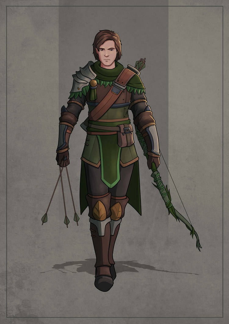 Wood Elf Ranger by SilkyNoire on DeviantArt