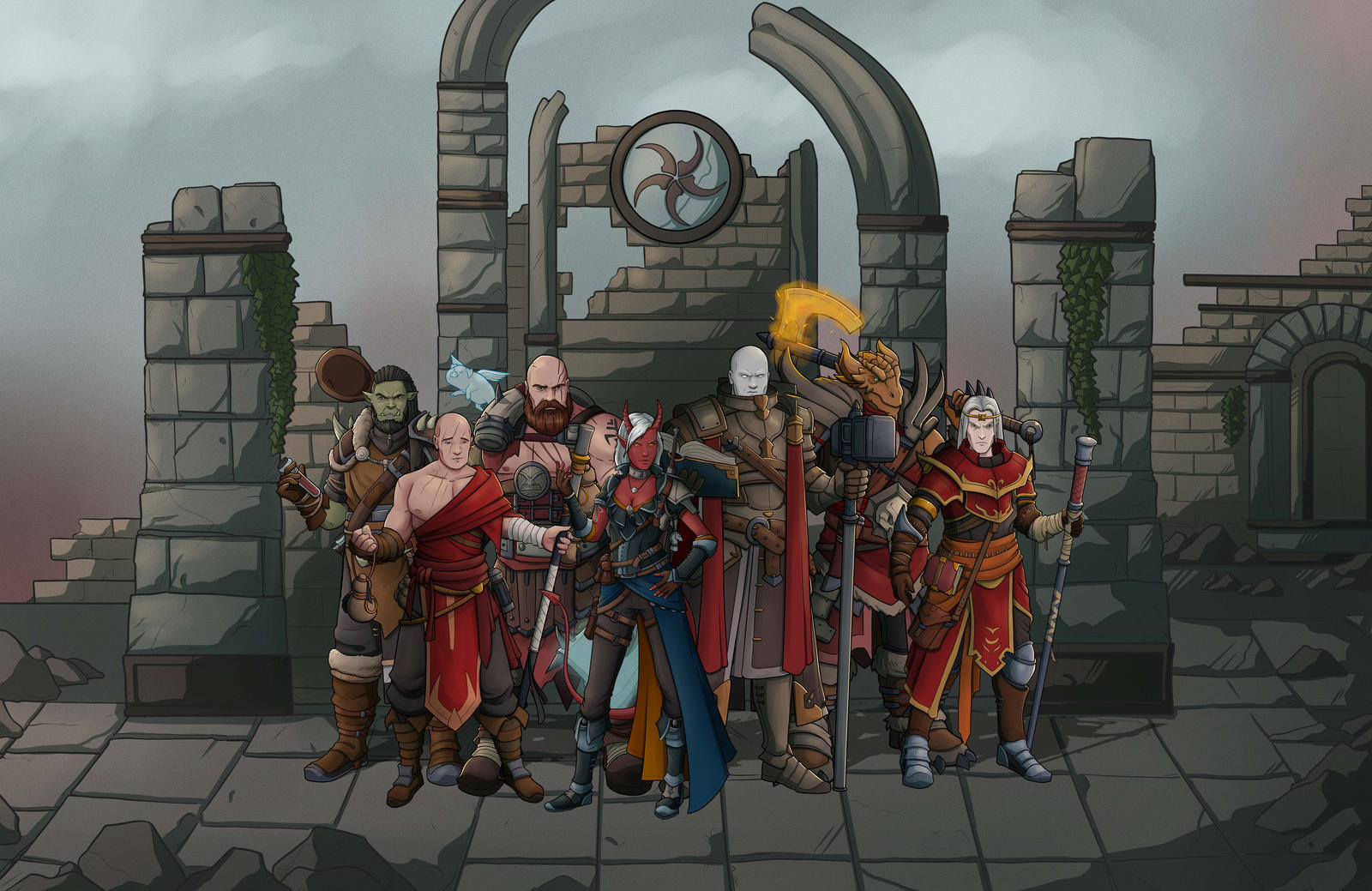 DnD Party by SilkyNoire on DeviantArt