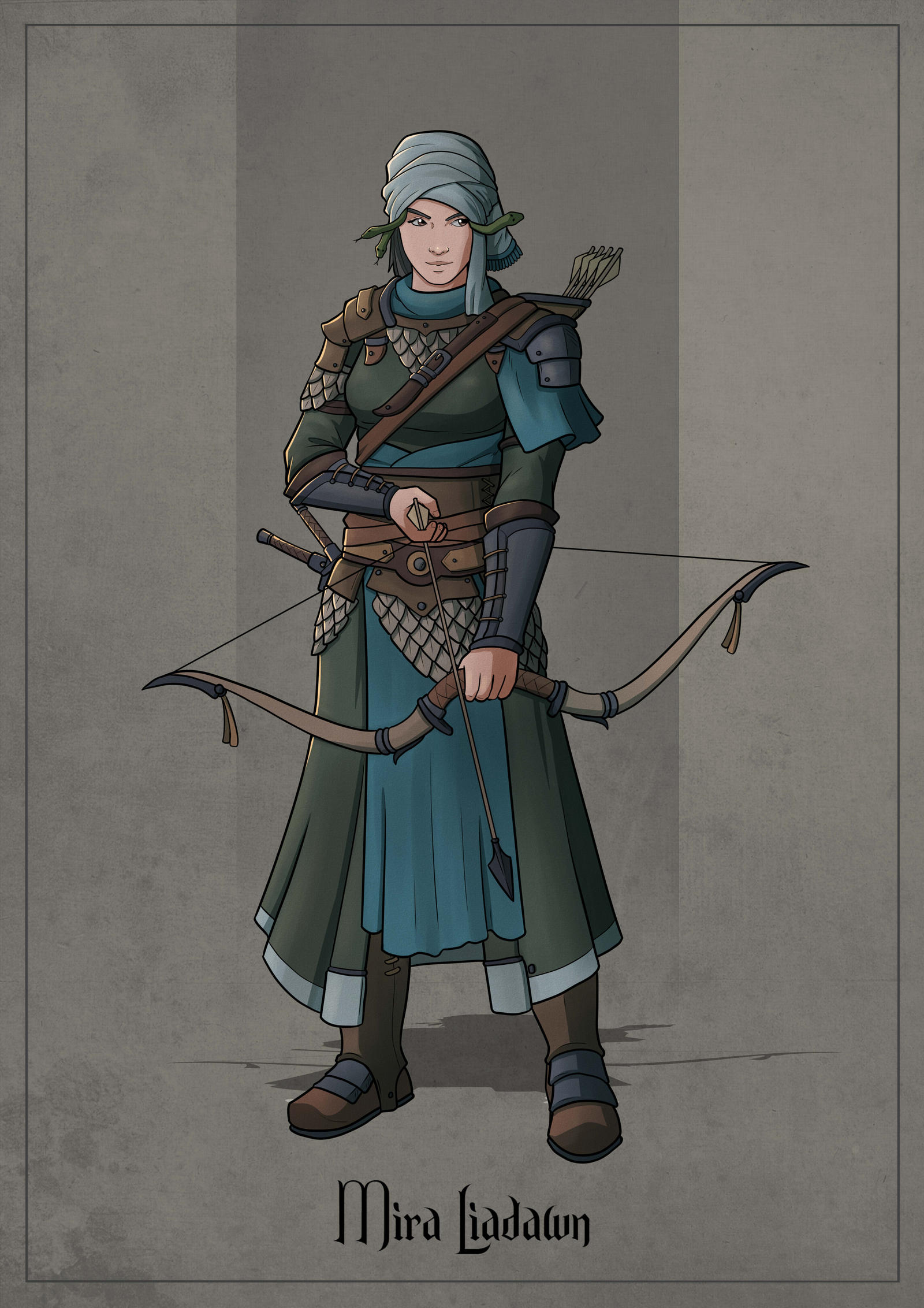 Mira Ranger Mira - Human Medusa Ranger by SilkyNoire on DeviantArt