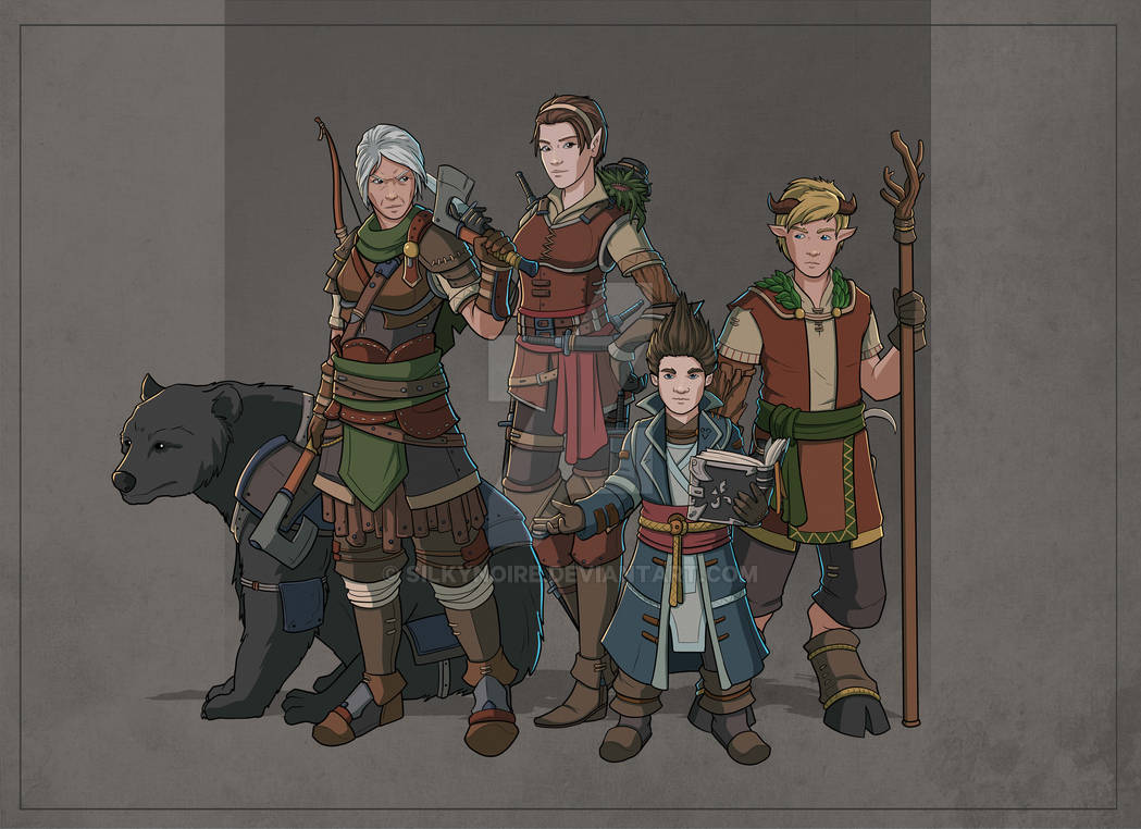 DnD Party by SilkyNoire on DeviantArt