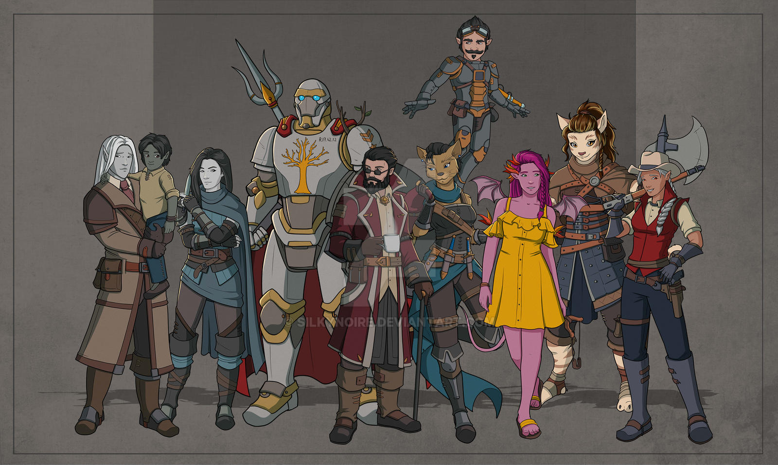 DnD Party by SilkyNoire on DeviantArt