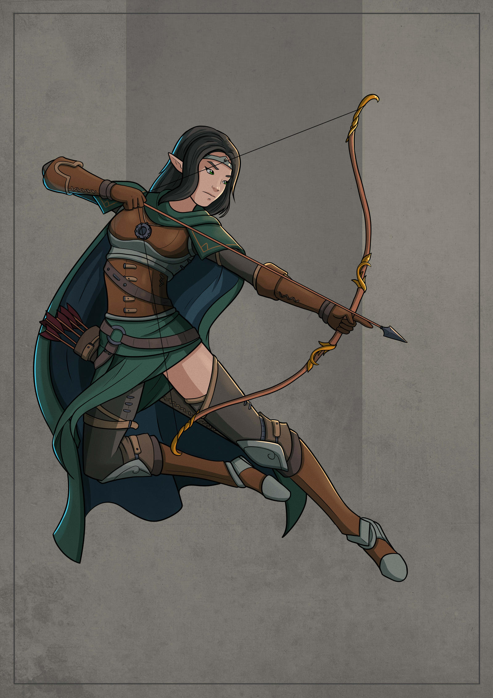 Pathfinder Ranger Planar Scout Valna by SilkyNoire on DeviantArt