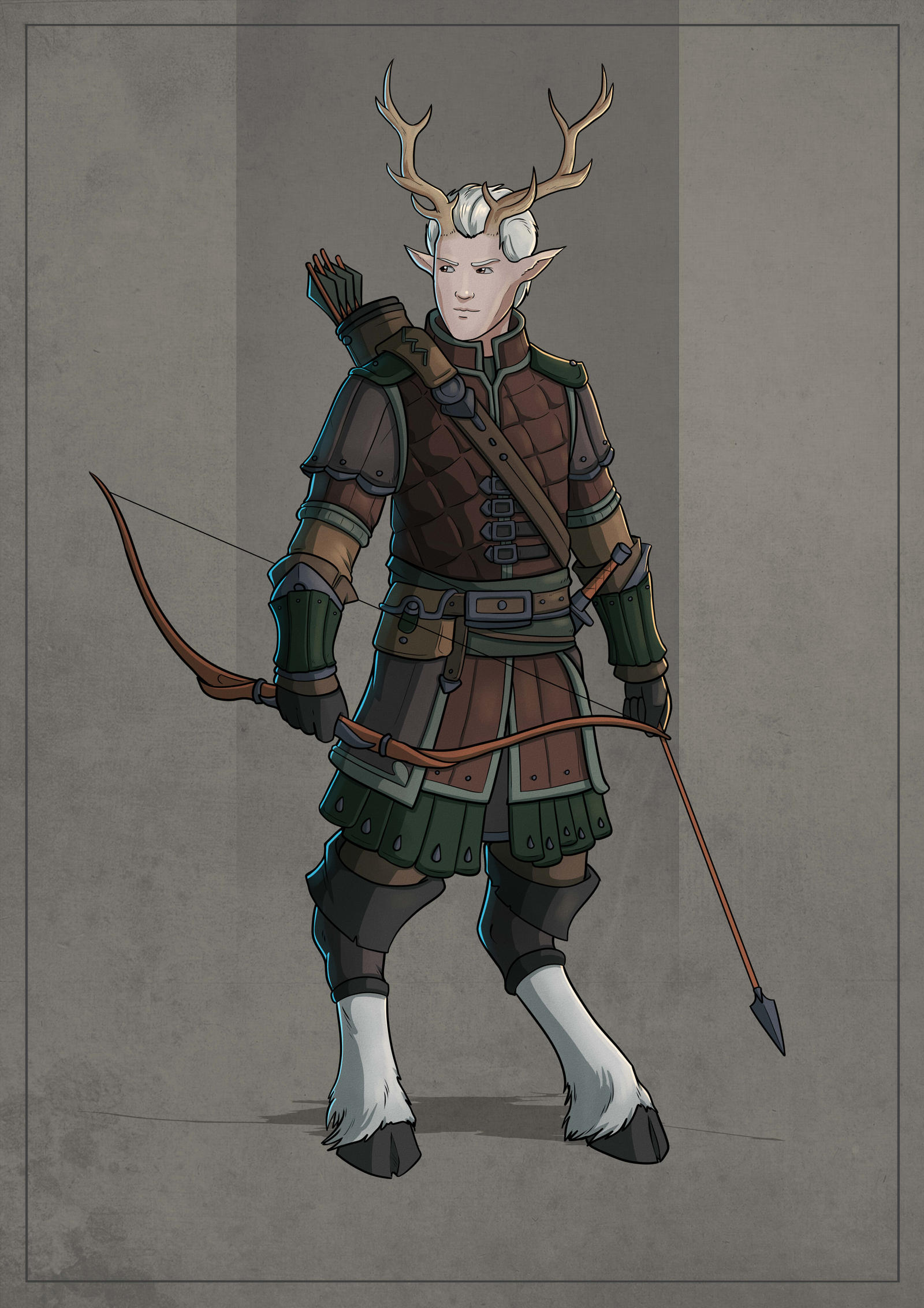 Satyr Ranger by SilkyNoire on DeviantArt