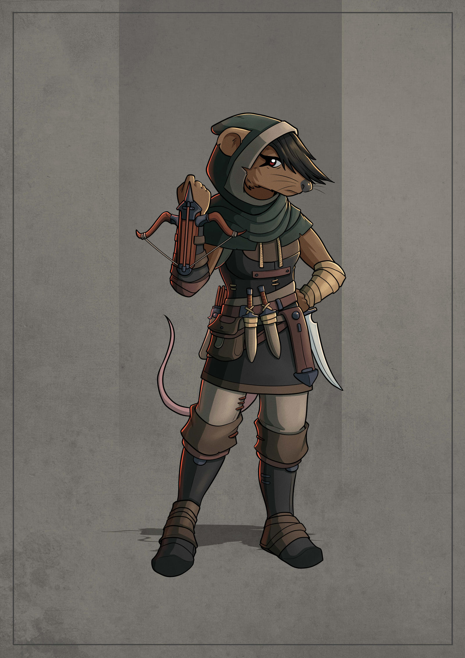 Zhamir - Ratfolk Rogue by SilkyNoire on DeviantArt