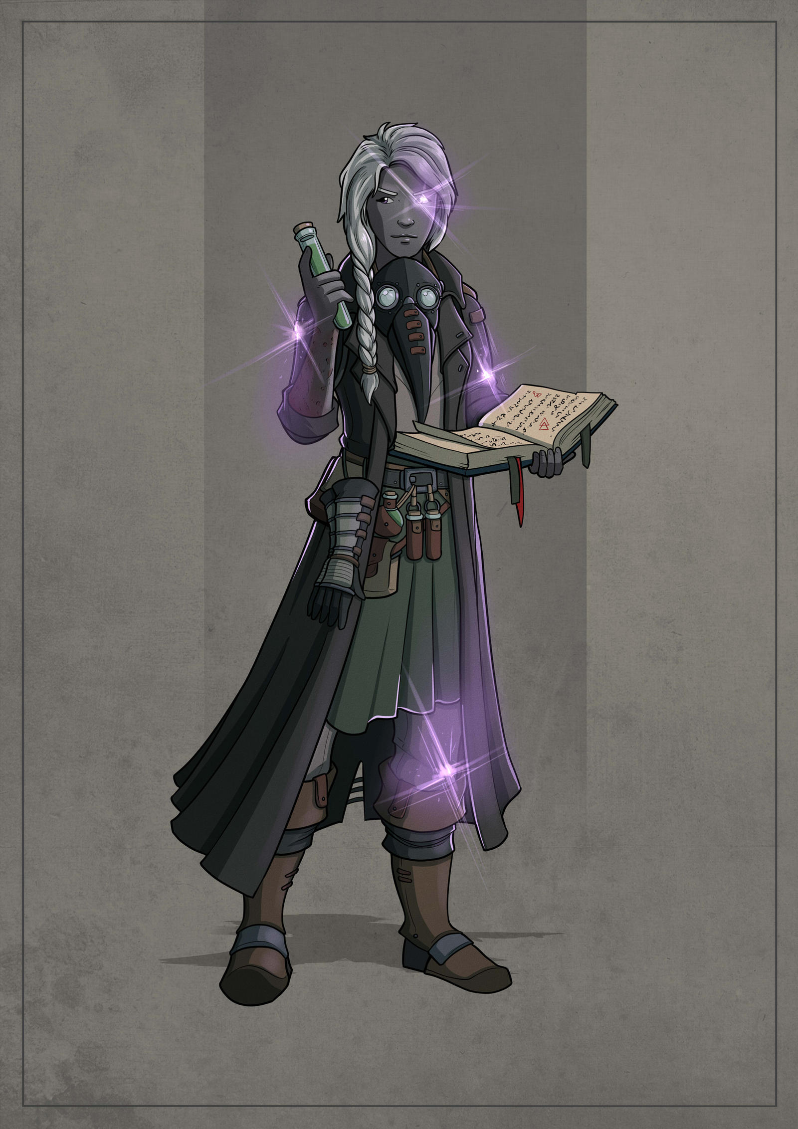 Drow In Robe Wizard Disembodied Drow Wizard by SilkyNoire on DeviantArt