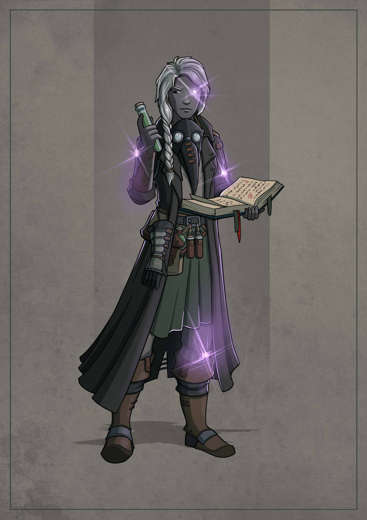 Disembodied Drow Wizard by SilkyNoire on DeviantArt