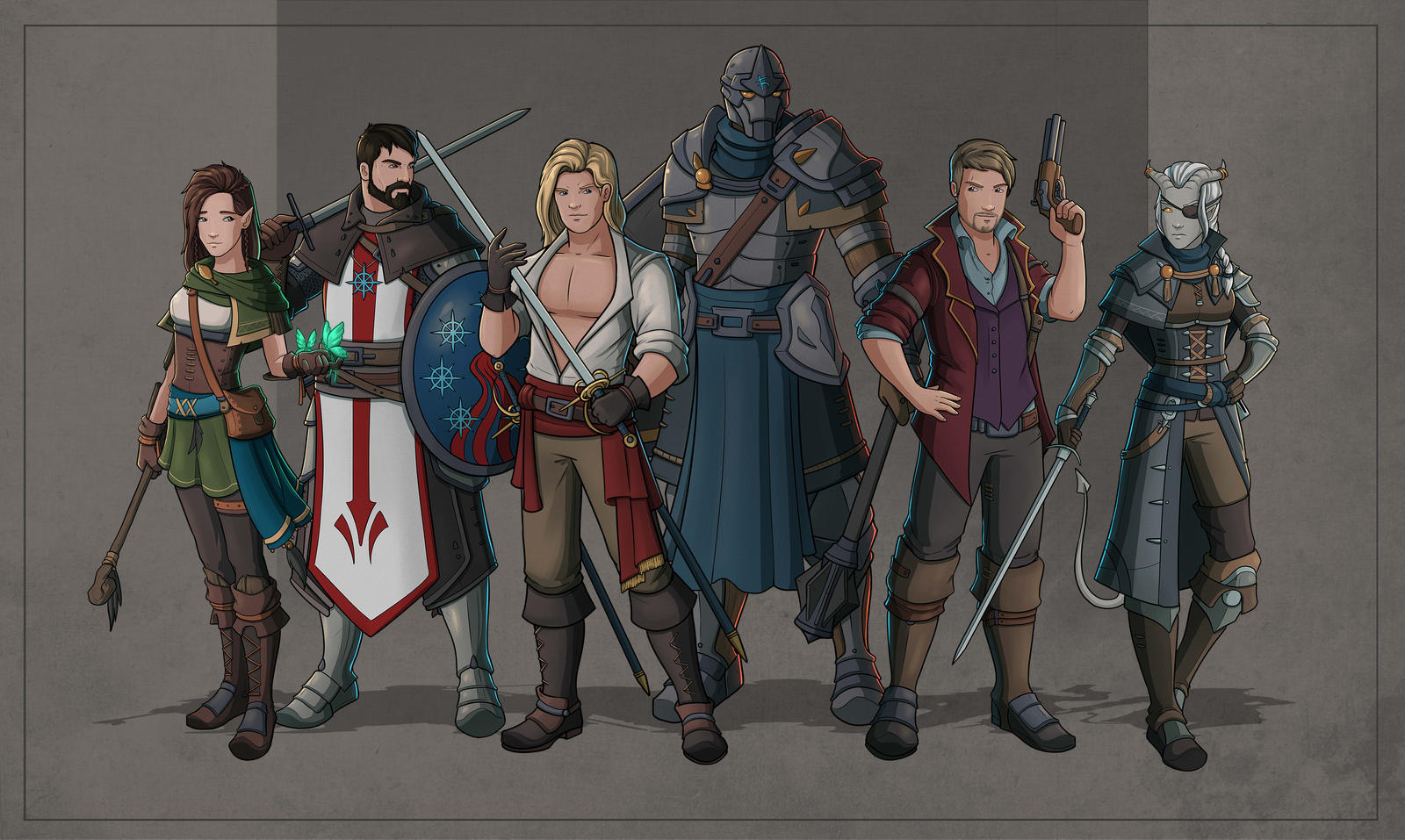 DnD Party by SilkyNoire on DeviantArt