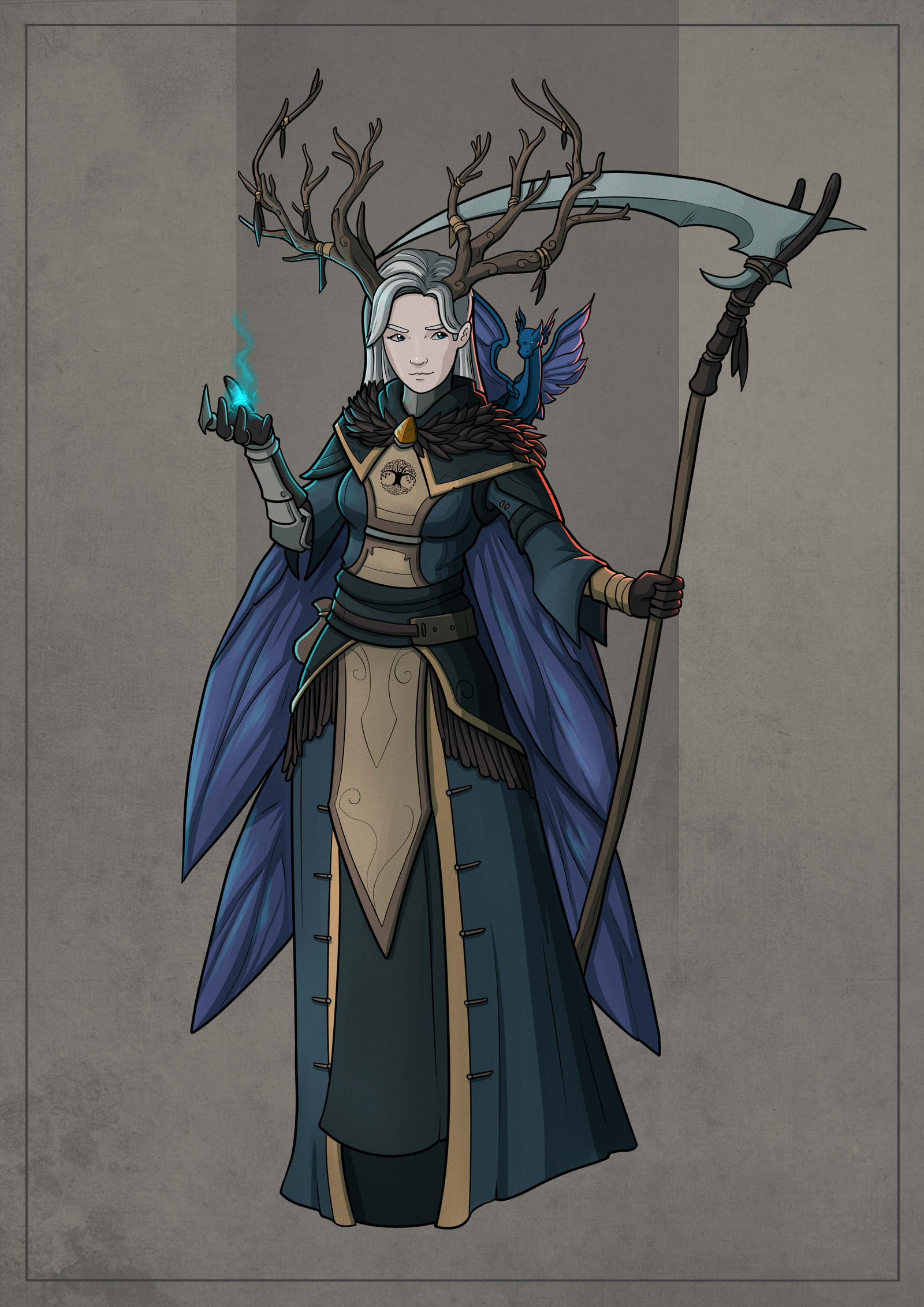 Pathfinder Wizard Azata by SilkyNoire on DeviantArt