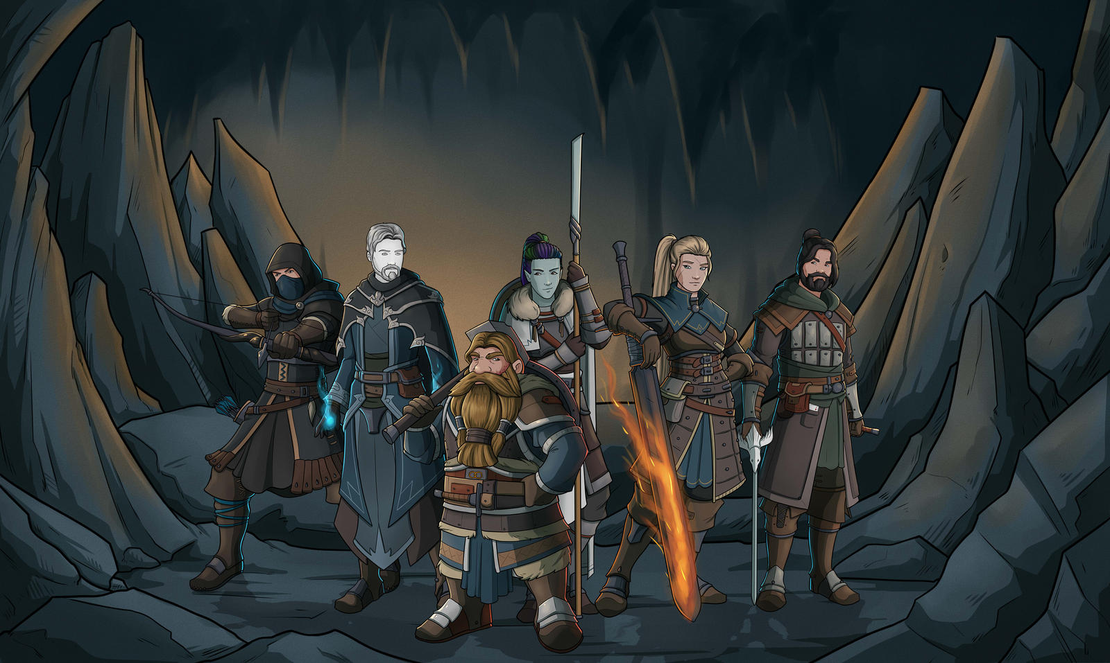 DnD Party by SilkyNoire on DeviantArt