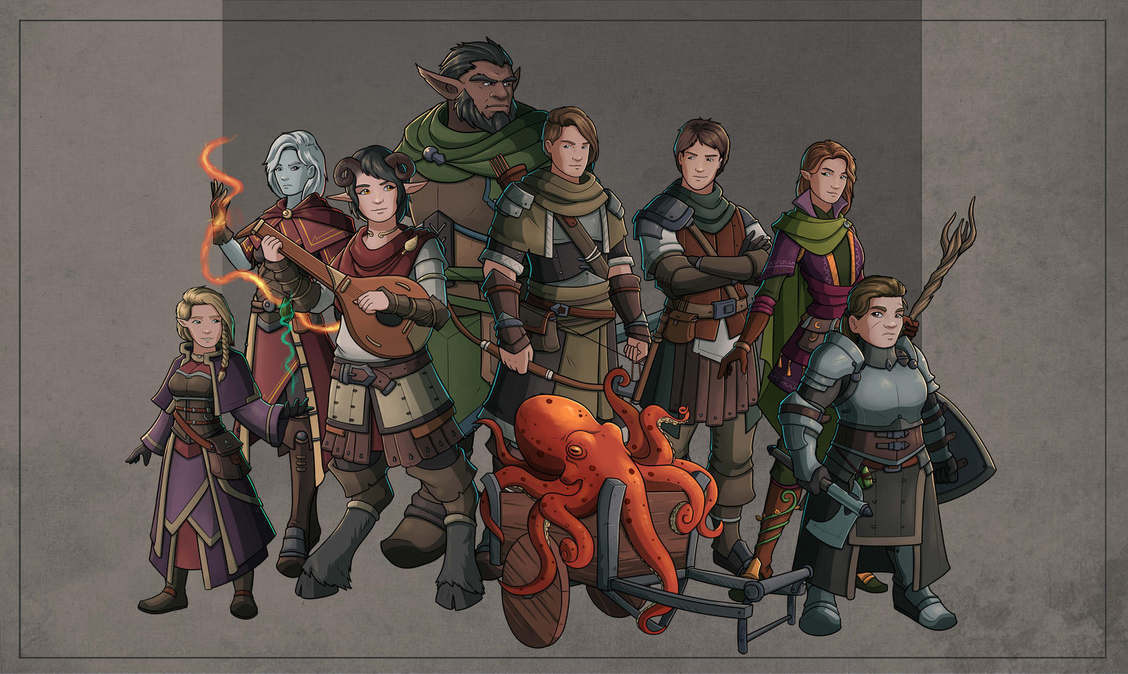 DnD Party by SilkyNoire on DeviantArt