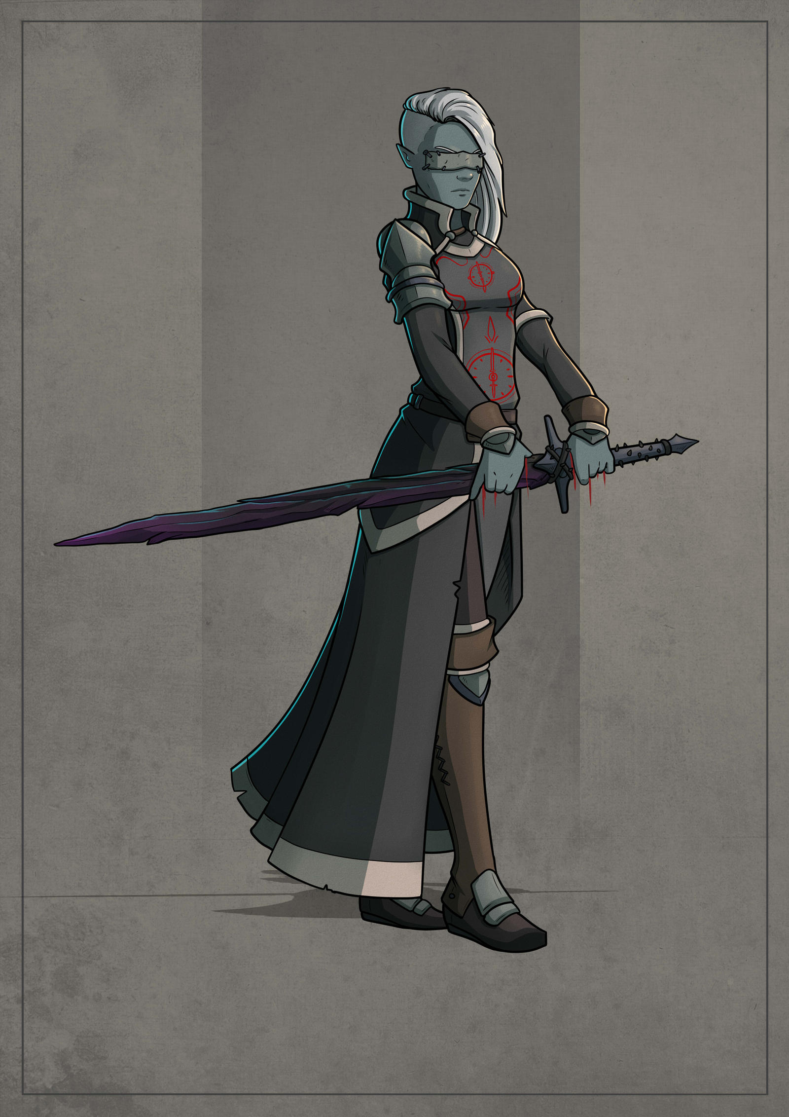 Drow Deviantart Kyrth - Drow Fighter by SilkyNoire on DeviantArt